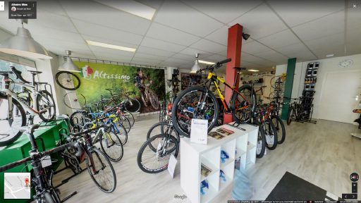 Virtuele tour van Altissimo Bikes op Google Streetview