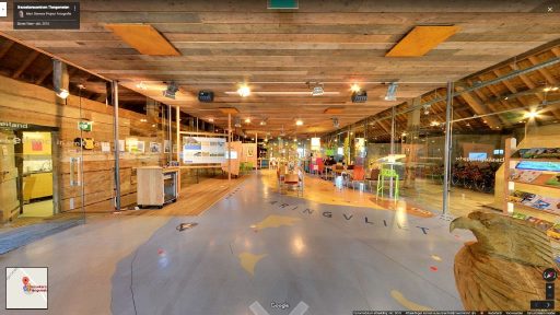Virtuele tour van Bezoekerscentrum Tiengemeten op Google Streetview
