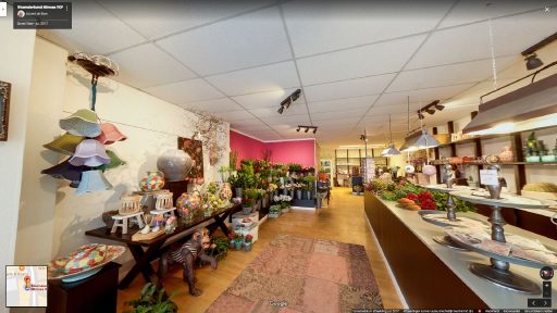 Virtuele tour van Bloemsierkunst Mimosa op Google Streetview