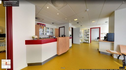 Virtuele tour van Caressa Dierenziekenhuis Rotterdam op Google Streetview