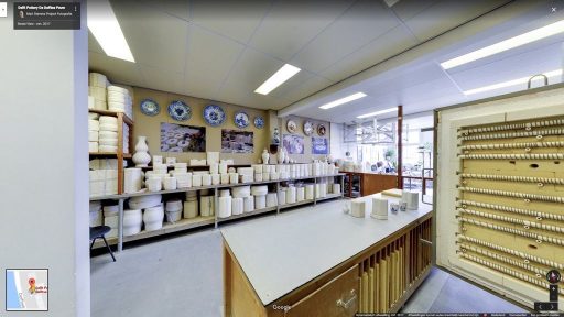 Virtuele tour van Delft Pottery De Delftse Pauw op Google Streetview