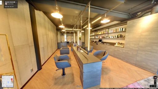 Virtuele tour van Haarsalon Haaremetijd op Google Streetview