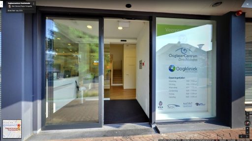 Virtuele tour van Ooglasercentrum Drechtsteden op Google Streetview
