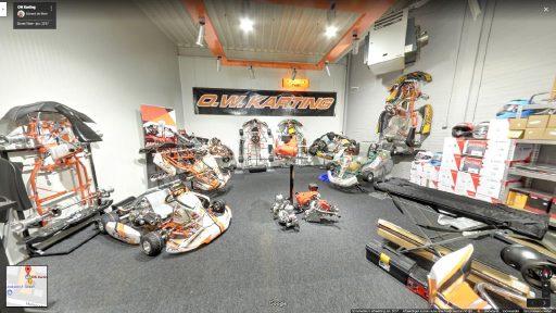 Virtuele tour van OW Karting op Google Streetview