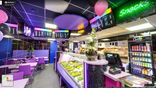 Virtuele tour van Cafetaria Charly de Mheen op Google Streetview