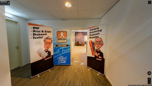 Virtuele tour van Brein Reclame op Google Streetview