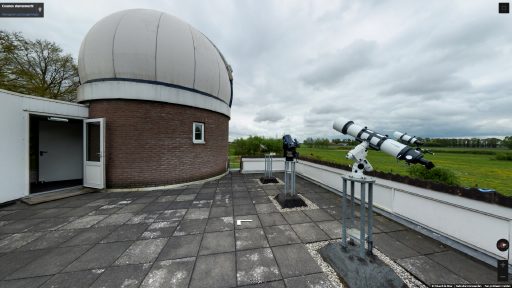 Virtuele tour van Cosmos Sterrenwacht op Google Streetview