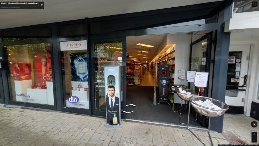 Virtuele tour van Maat D I O Drogisterij-Parfumerie-Schoonheidssalon op Google Streetview