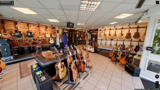 Virtuele tour van Guitarshop-Apeldoorn op Google Streetview