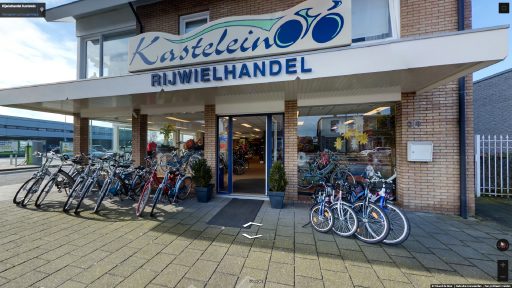 Virtuele tour van Rijwielhandel Kastelein op Google Streetview