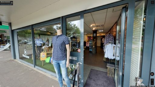 Virtuele tour van Mencave Herenmode op Google Streetview