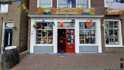 Virtuele tour van Scheepswinkel van Meer op Google Streetview
