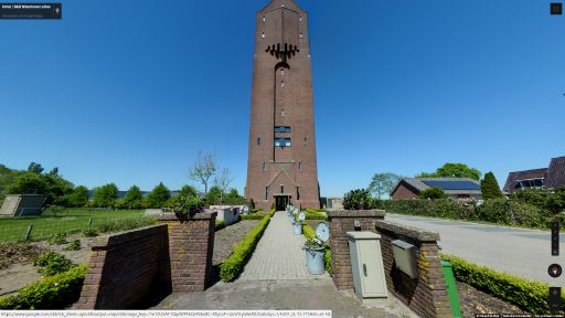 Virtuele tour van Hotel / B&B Watertoren Lutten op Google Streetview