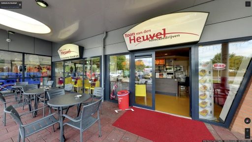 Virtuele tour van Cafetaria De Kwadrant op Google Streetview