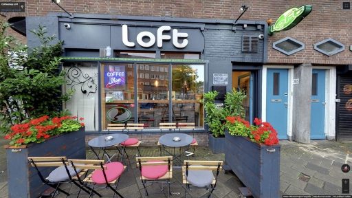 Virtuele tour van Coffeeshop LoFt op Google Streetview