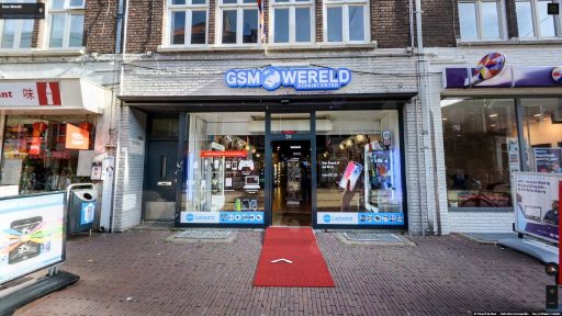 Virtuele tour van GSM Wereld op Google Streetview