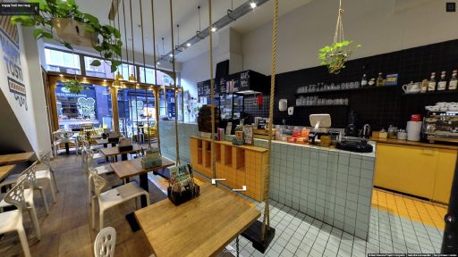 Virtuele tour van Happy Tosti Den Haag op Google Streetview