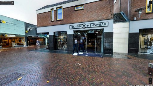 Virtuele tour van V.O.F. Martin Menswear op Google Streetview