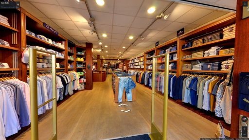 Virtuele tour van Oele Mode op Google Streetview