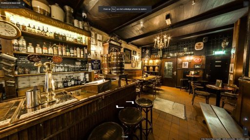 Virtuele tour van Proeflokaal De Blauwe Druif op Google Streetview