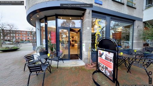 Virtuele tour van Rumours Concept Store op Google Streetview